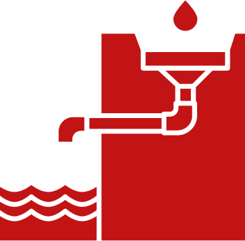 Water filtration system graphic