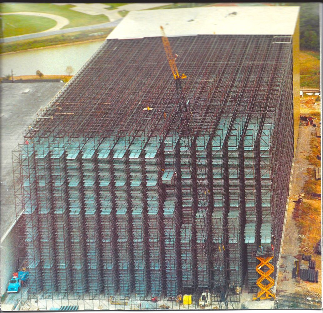 Large industrial building site