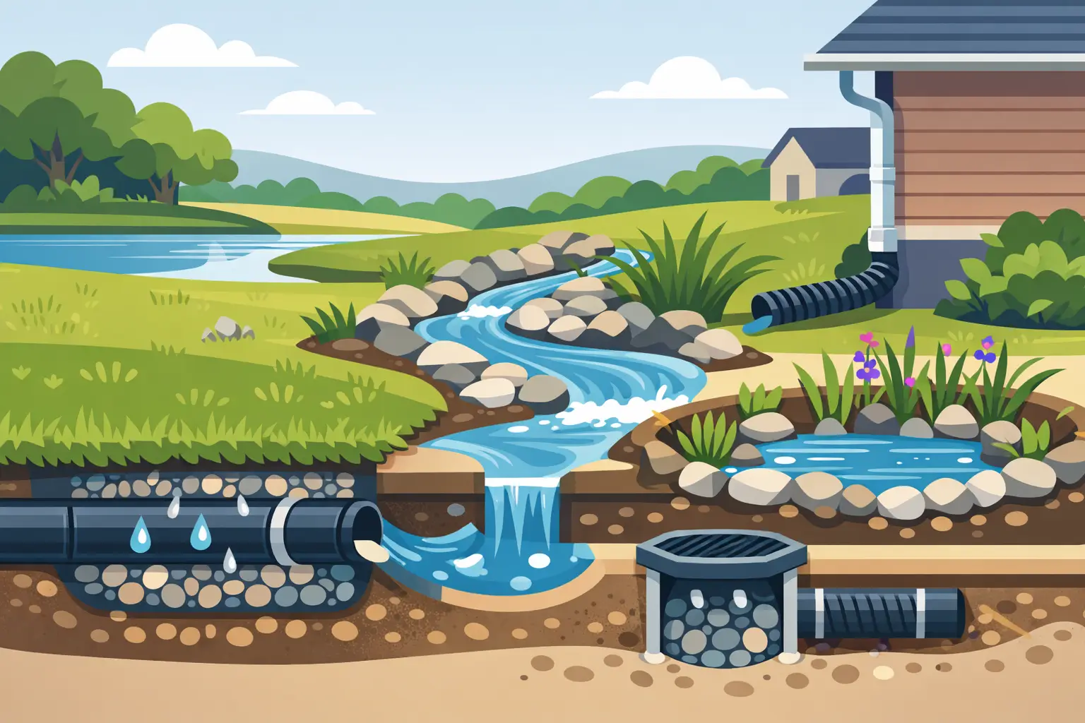 Best Drainage Solutions for Yards
